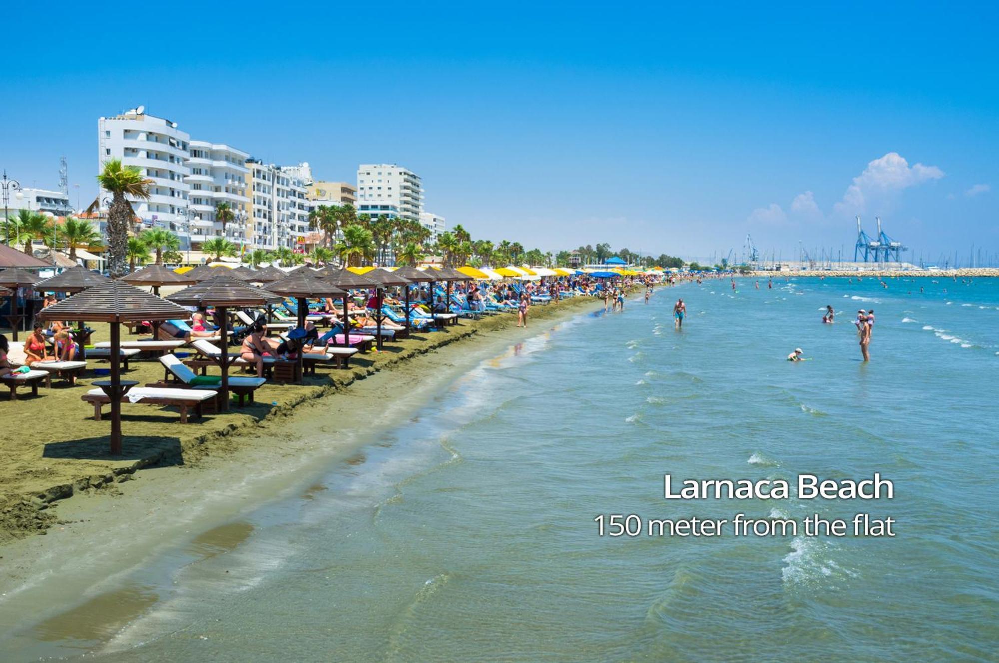 Paradise Palms Seaview Apartment Larnaca Exterior foto